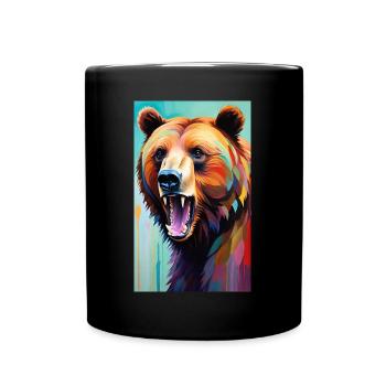 Ours | Ours brun | Grizzli | Animaux - Mug uni - noir - Devant