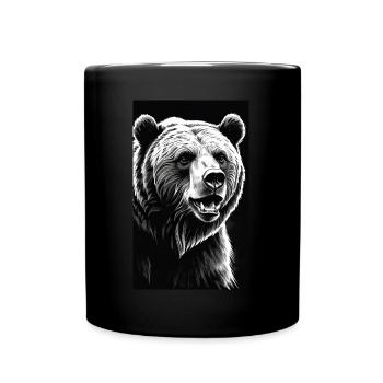 Ours | Ours brun | Grizzli | Animaux - Mug uni - noir - Devant