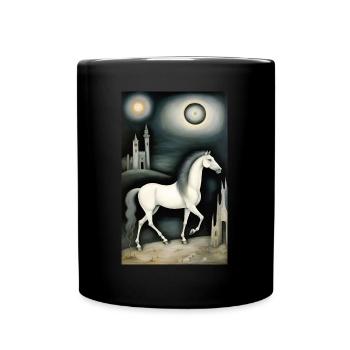 Horse | Horse Riding | Animal | Mount | Colorful - Full Colour Mug - black - Front