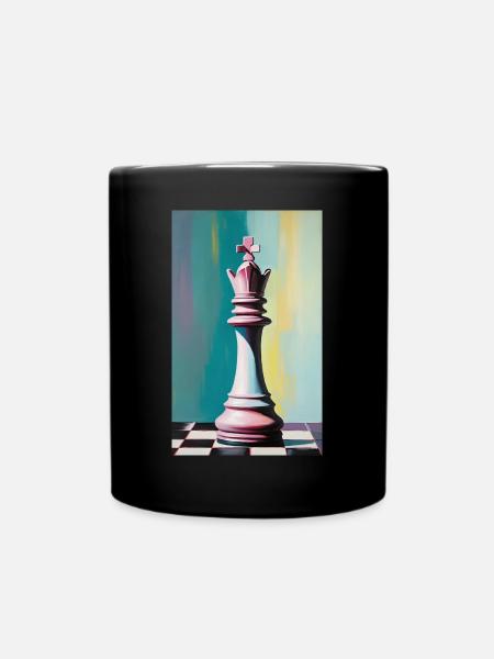 Schach | Schachfigur | Schachspieler - Tasse einfarbig - Schwarz