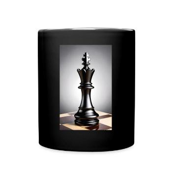Échecs | Pièce d’échecs | Joueur d’échecs - Mug uni - noir - Devant