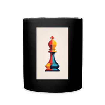 Échecs | Pièce d’échecs | Joueur d’échecs - Mug uni - noir - Devant