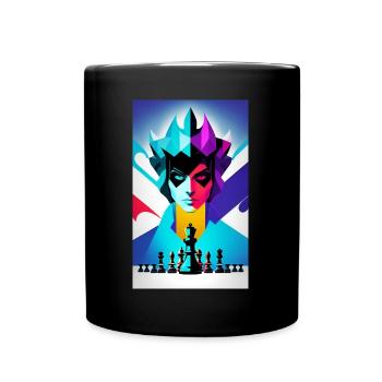 Échecs | Pièce d’échecs | Joueur d’échecs - Mug uni - noir - Devant