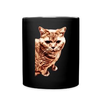 Chat British Shorthair - Mug uni - noir - Devant