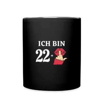 23 Jahre Geburtstag Sprüche Frauen Geschenk Idee - Tasse einfarbig - Schwarz - Vorne