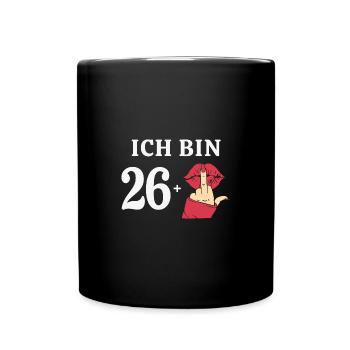 27 Jahre Geburtstag Sprüche Frauen Geschenk Idee - Tasse einfarbig - Schwarz - Vorne