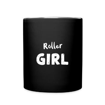 Roller Girl - Skating - Tasse einfarbig - Schwarz - Vorne