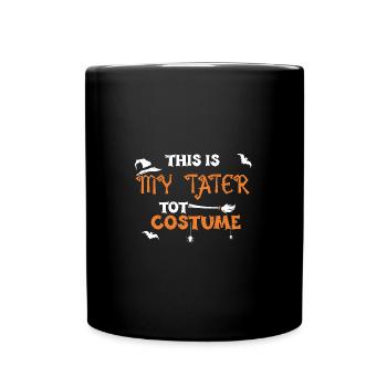 Ceci est mon costume Tater Tot - Mug uni - noir - Devant