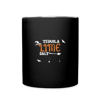 Tequila Lime Salt - Halloween - Mug uni - noir - Devant