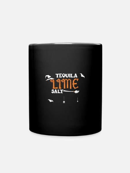 Tequila Lime Salt - Halloween - Tasse einfarbig - Schwarz