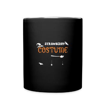 Strawberry Costume - Halloween - Tasse einfarbig - Schwarz - Vorne