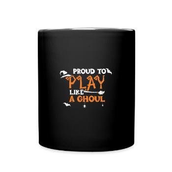 Fier de jouer comme une goule - Mug uni - noir - Devant