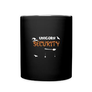 Sécurité de la licorne - Halloween - Mug uni - noir - Devant