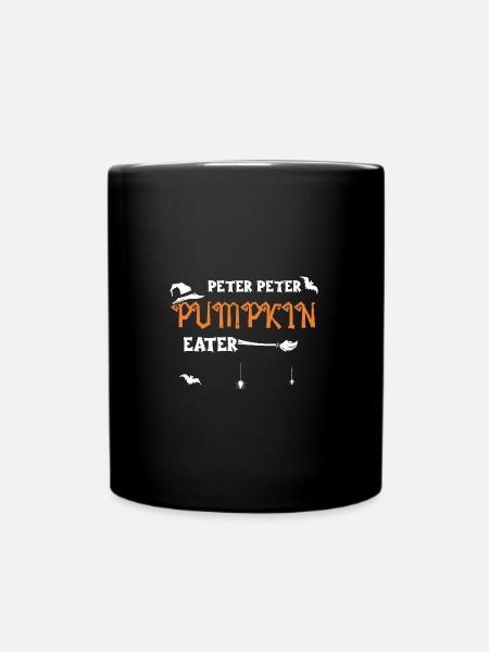 Peter Peter Pumpkin Eater - Tasse einfarbig - Schwarz
