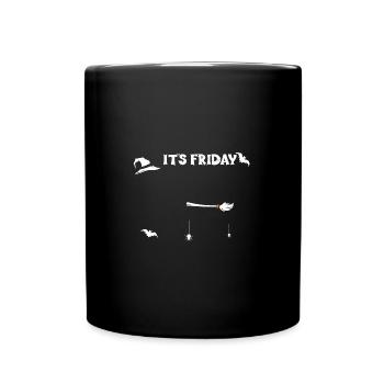 It's Friday - Halloween - Full Colour Mug - black - Front