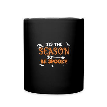 Tis The Season To Be Spooky - Full Colour Mug - black - Front