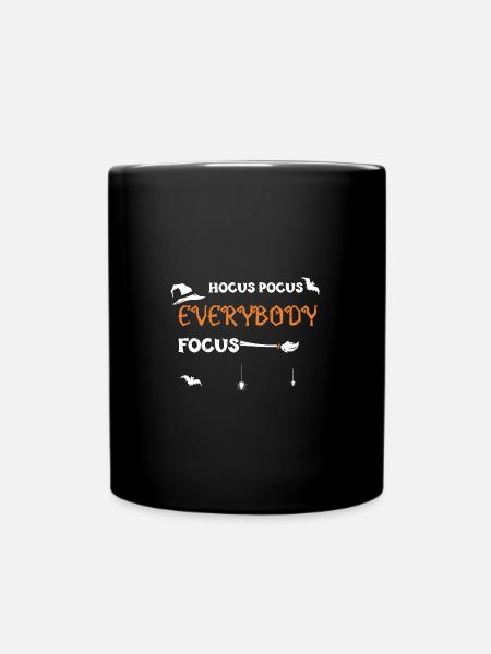 Hocus Pocus Everybody Focus - Tasse einfarbig - Schwarz