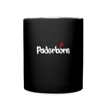 paderborn - Tasse einfarbig - Schwarz - Vorne