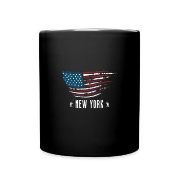 New York - Full Colour Mug - black - Front