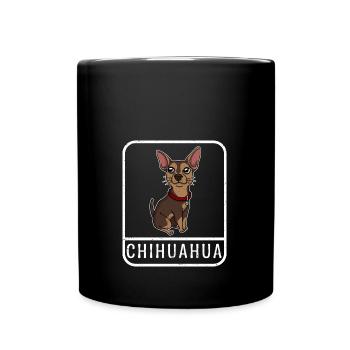 Chemise Chihuahua Chien - Mug uni - noir - Devant