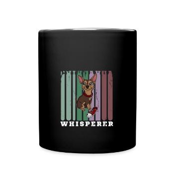 Chien Chihuahua Chuchoteur - Mug uni - noir - Devant