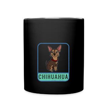Chemise Chihuahua Chien - Mug uni - noir - Devant