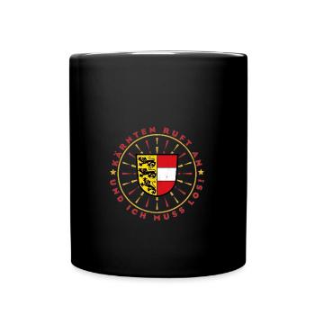 Carinthia is calling and I have to go Austria - Full Colour Mug - black - Front
