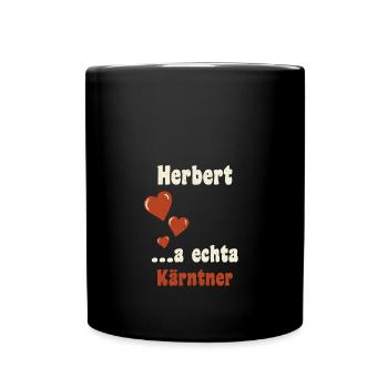 Carinthia Austria Heart Hernert - Full Colour Mug - black - Front