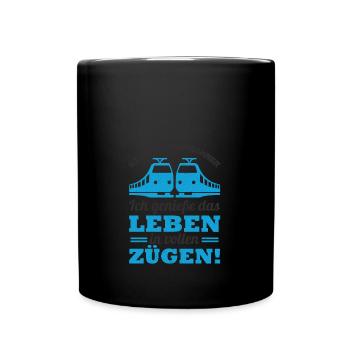 Proud Railroader Railroad Model Railroad - Full Colour Mug - black - Front