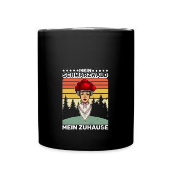 Ma Forêt-Noire, ma forêt natale - Mug uni - noir - Devant