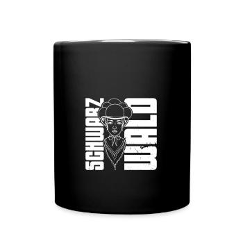 Schwarzwaldmädel Schwarzwald allemand Wald - Mug uni - noir - Devant