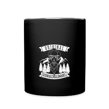 Original Forêt Noire Fille Forêt Noire Allemand - Mug uni - noir - Devant