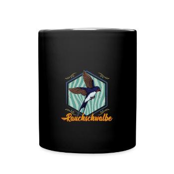 Barn Swallow Austria Birdwatching - Full Colour Mug - black - Front