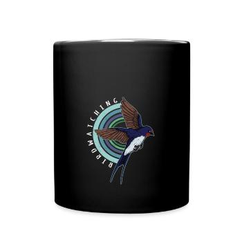 Observation des oiseaux Hirondelle rustique Autriche Oiseau - Mug uni - noir - Devant