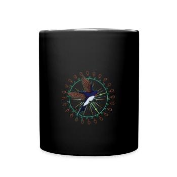 Barn Swallow Austria Birdwatching - Full Colour Mug - black - Front