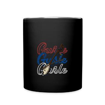 Serbie Balkan Gusle musique drapeau - Mug uni - noir - Devant