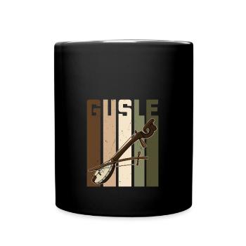 Gusle Retro Serbie Balkans Folklore Musique - Mug uni - noir - Devant
