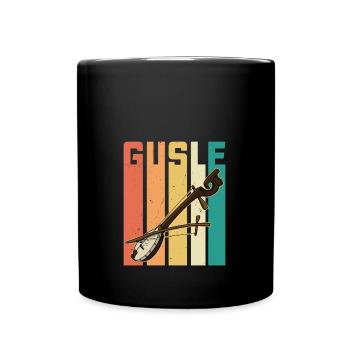 Gusle Retro Serbie Balkans Folklore Musique - Mug uni - noir - Devant