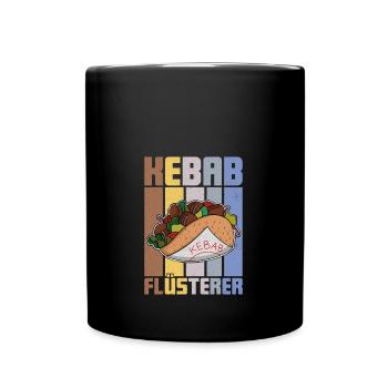 Turkish Fast Food Kebab Cuisine Kebab Whisperer - Full Colour Mug - black - Front