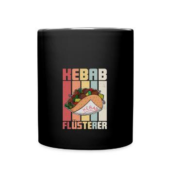 Turkish Fast Food Kebab Cuisine Kebab Whisperer - Full Colour Mug - black - Front