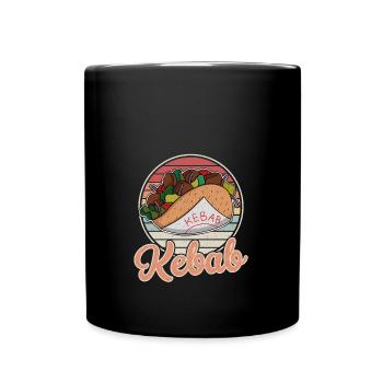 Turkish Fast Food Kebab Cuisine Kebab Whisperer - Full Colour Mug - black - Front