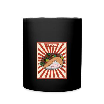 Turkish Fast Food Kebab Cuisine Kebab Whisperer - Full Colour Mug - black - Front