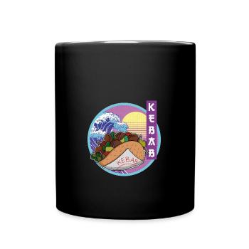 Turkish Fast Food Kebab Cuisine Kebab Whisperer - Full Colour Mug - black - Front