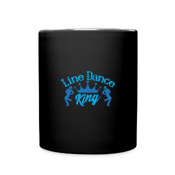 Roi de la danse en ligne - Mug uni - noir - Devant