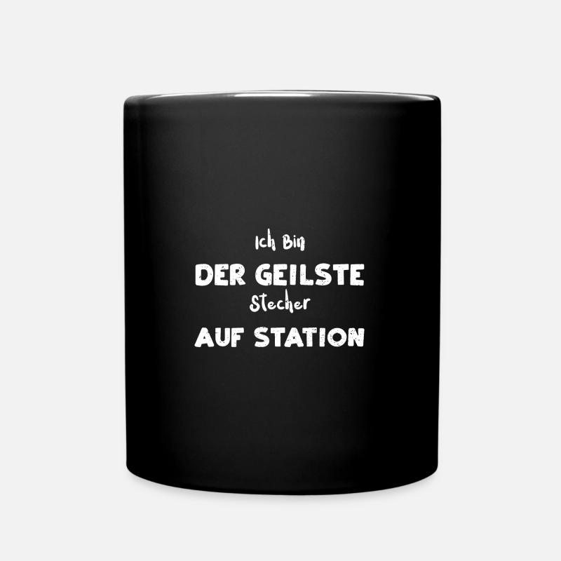 Ich Bin Der Geilste Stecher Auf... - Tasse einfarbig - Schwarz