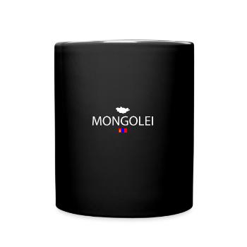 Mongolei Reise - Tasse einfarbig - Schwarz - Vorne