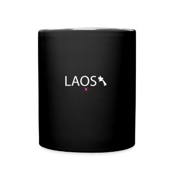 Island of Laos Holiday - Full Colour Mug - black - Front
