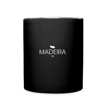 Madeira Urlaub - Tasse einfarbig - Schwarz - Vorne