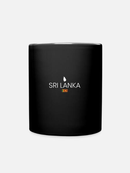 Sri Lanka Backpacking - Tasse einfarbig - Schwarz