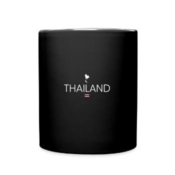 Vacances en Thaïlande - Mug uni - noir - Devant